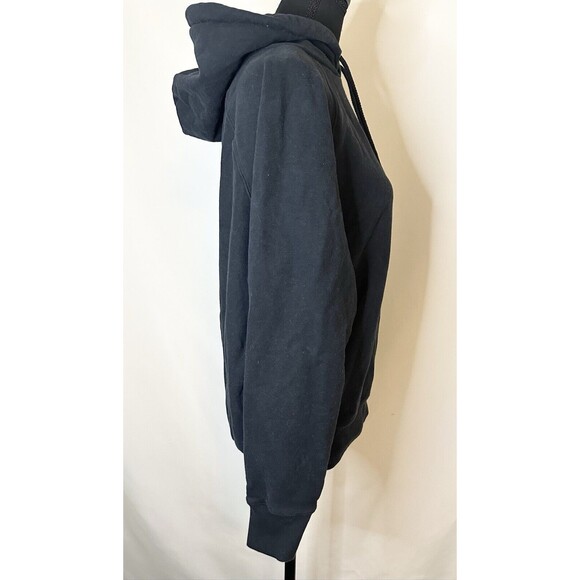 Thakoon Drawstring Gray Black Hoodie Sweater Pullover 100%‎ Cotton Women's LARGE - Picture 4 of 11